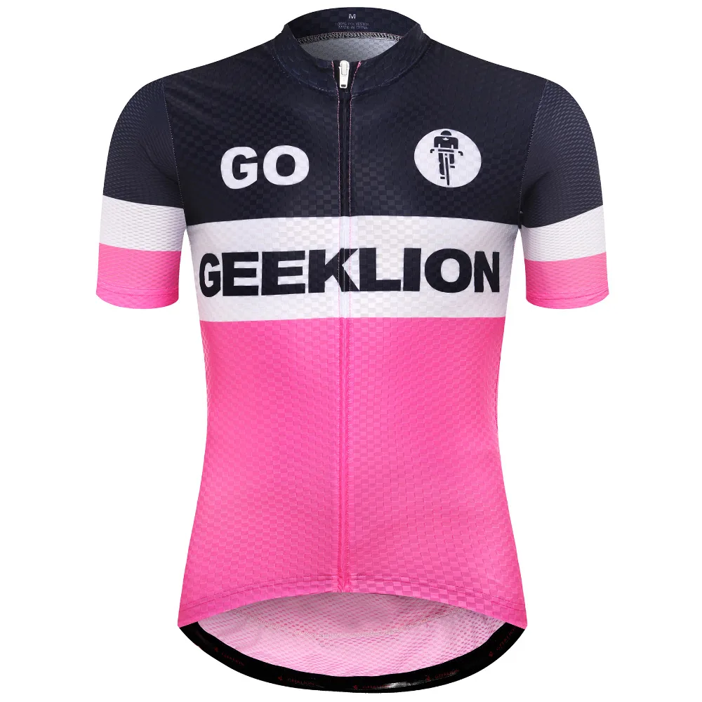 

100% Geeklion полиэстер дышащий для велоспорта wear Team Cyclist Pro спортивная майка лучшая велосипедная Рубашка удобная одежда для верховой езды