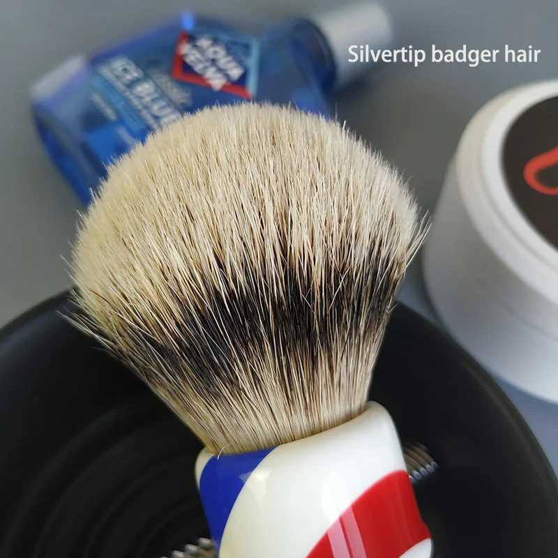 Dscosmetic silvertip кисть для бритья волос барсука с мягким и плотным узелком | Красота