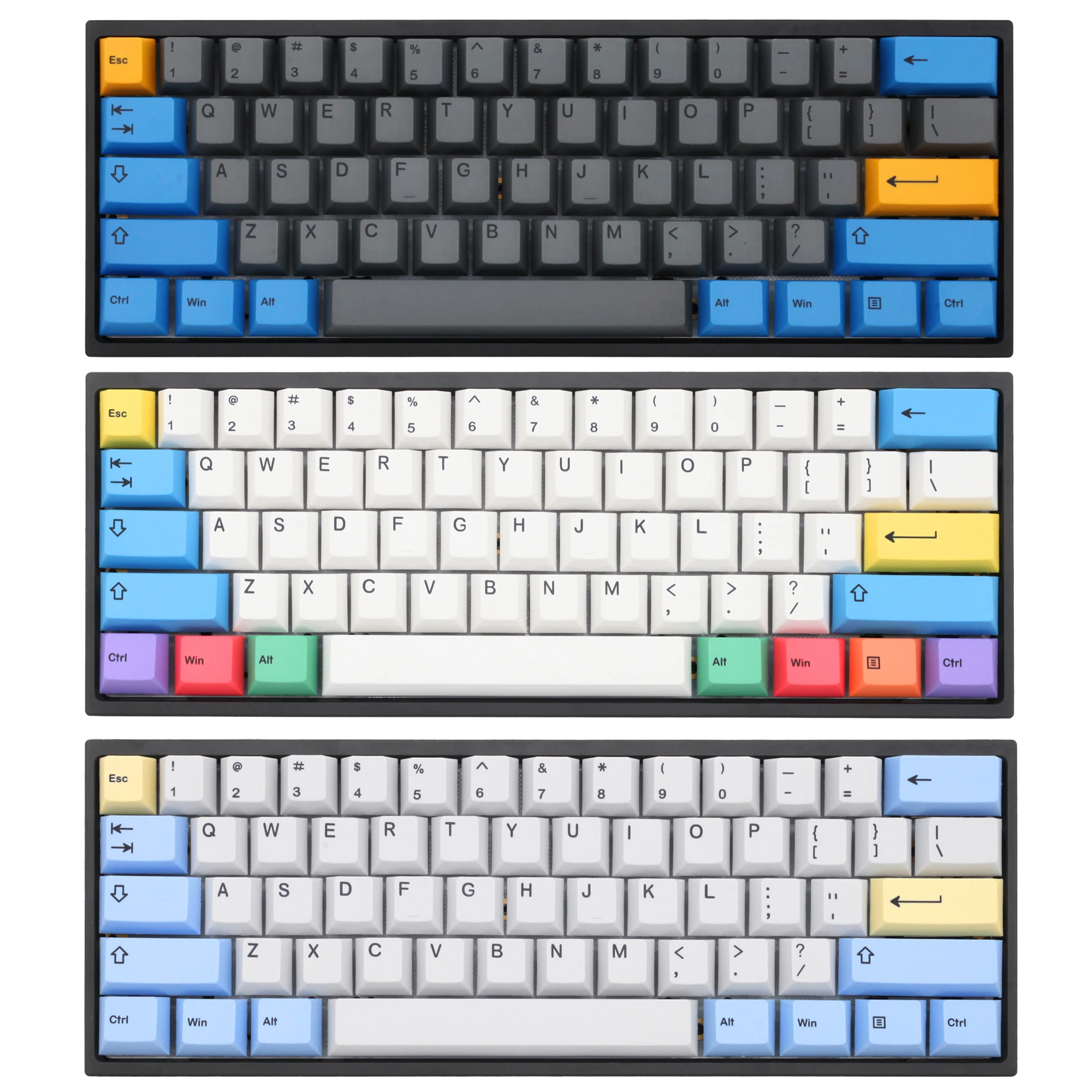 Набор для клавиатуры Cherry profile Dye Sub Keycap толстый PBT Symbiosis мел Pegaso gh60 сатана 60 покер 87