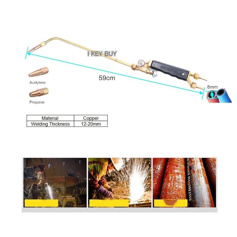 

H01-20 Gun Shooting Suction Injection Style Manual Welding Torch Oxygen Jet Suction Manual Propane Acetylene Welder Torches