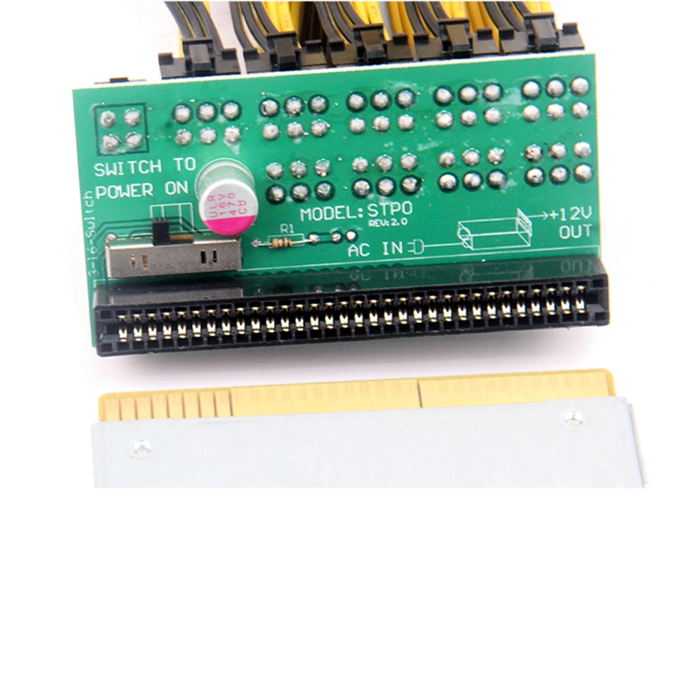 CHIPAL ATX 64 контактный модуль питания 9 * 6Pin + 4pin коммутационная плата с шт. 6