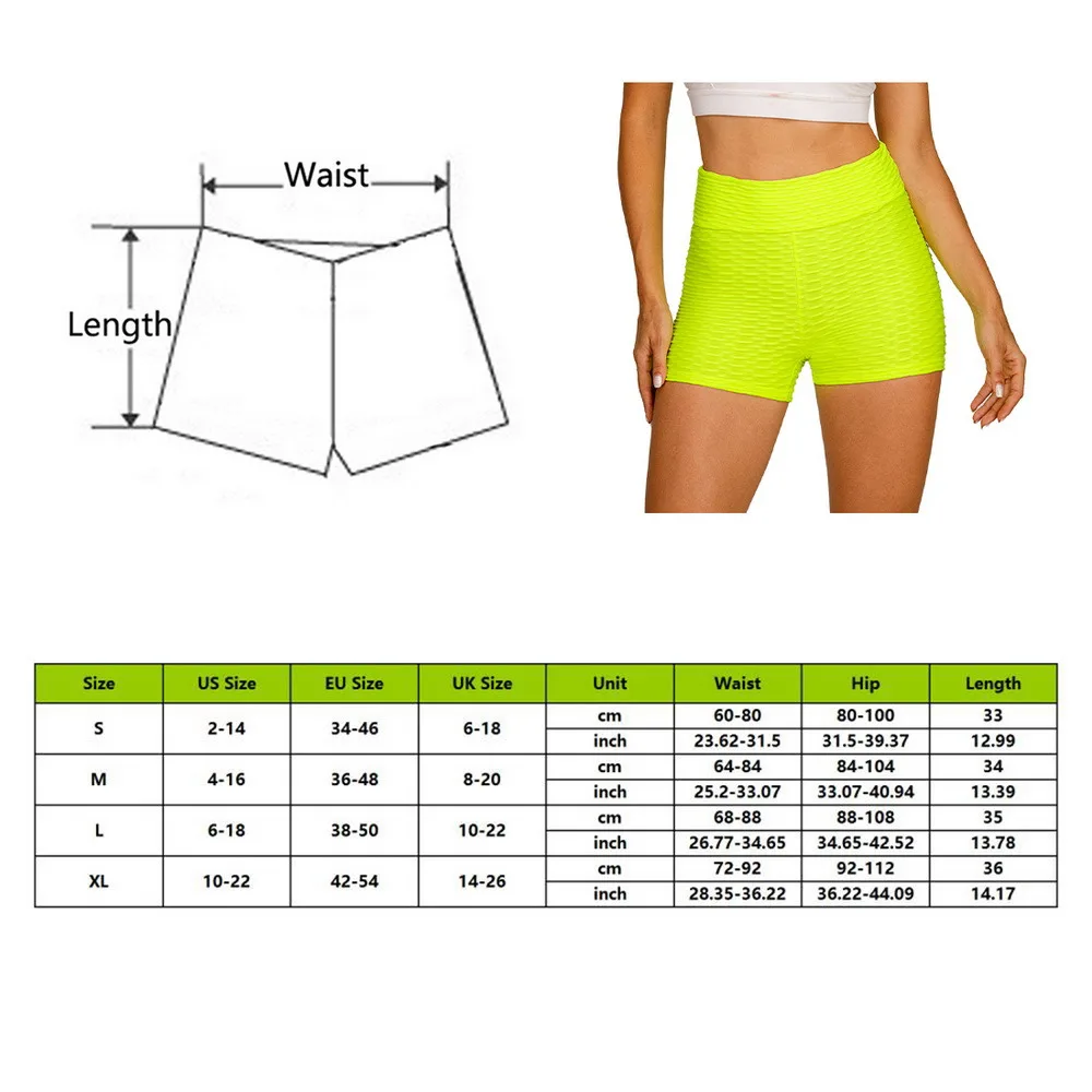 

Women Sport Shorts Yoga Clothing Gym High Waist Push Up for Ladies Shorts Leggings Fitness Seamless Hip Lift Tight Sportswear