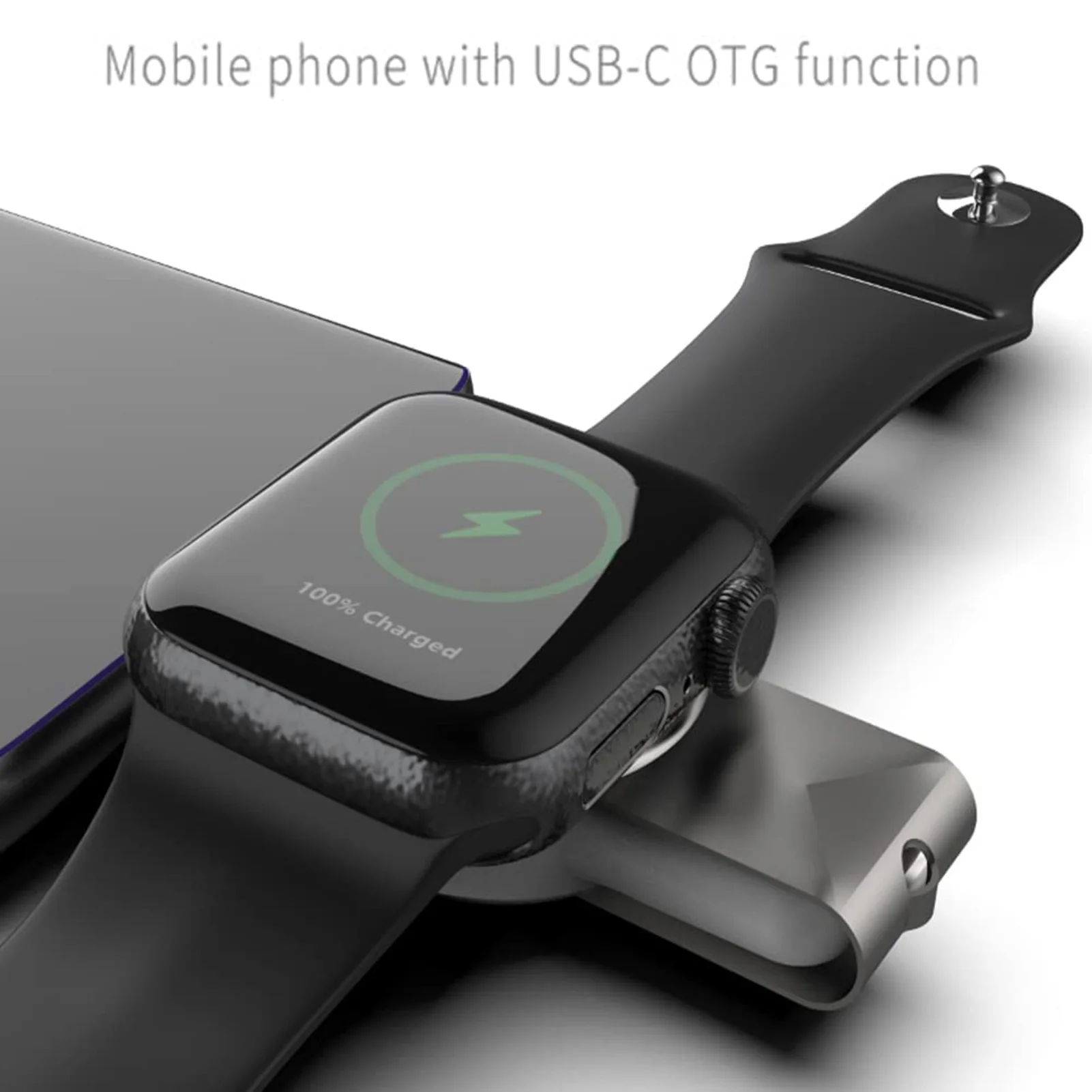 

Watch Charger USB USB-C Portable Wireless Charger For Apple Watch Power Bank For IWatch 7 SE 6 5 4 3 2 Magnetic Fast Charger