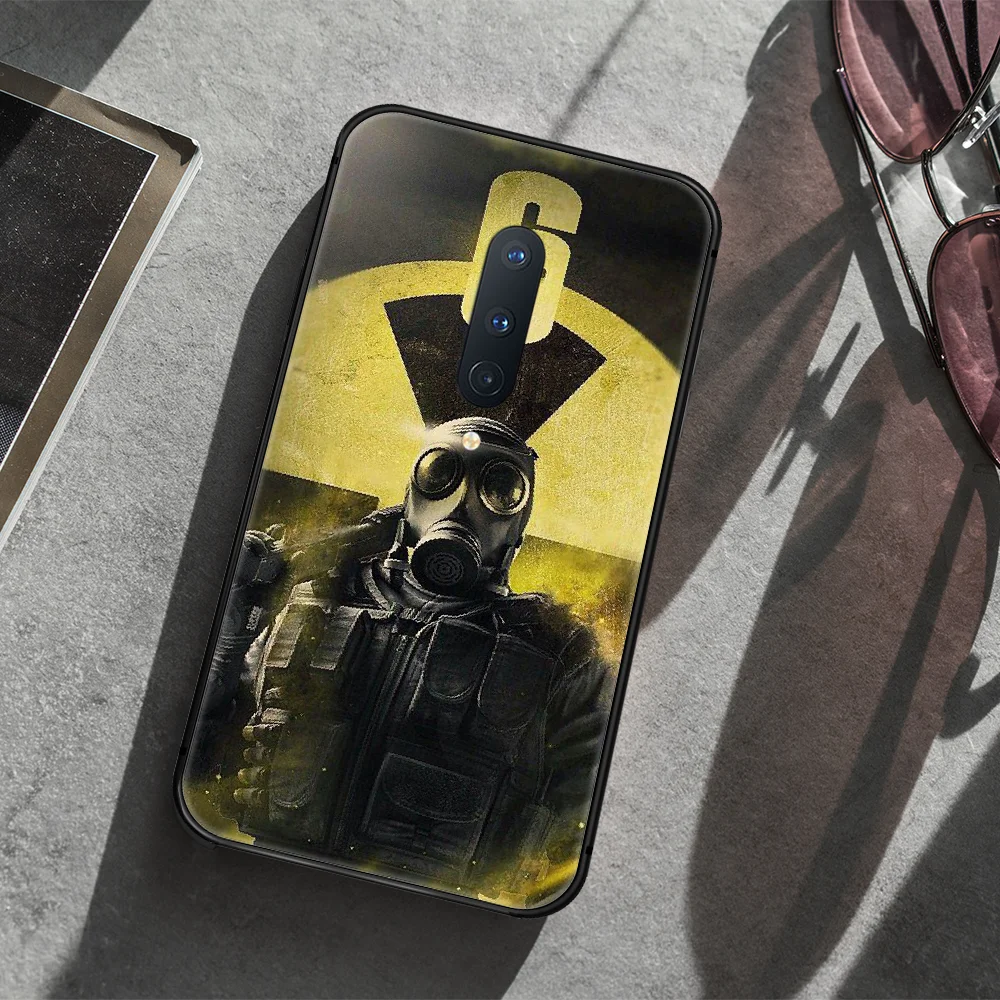 

Rainbow Six Phone Case Cover Hull For 1+ Oneplus 5T 6 6T 7 7Pro 7T 8 8Pro 8T black Coque 3D Prime Fashion Funda Silicone Hoesjes