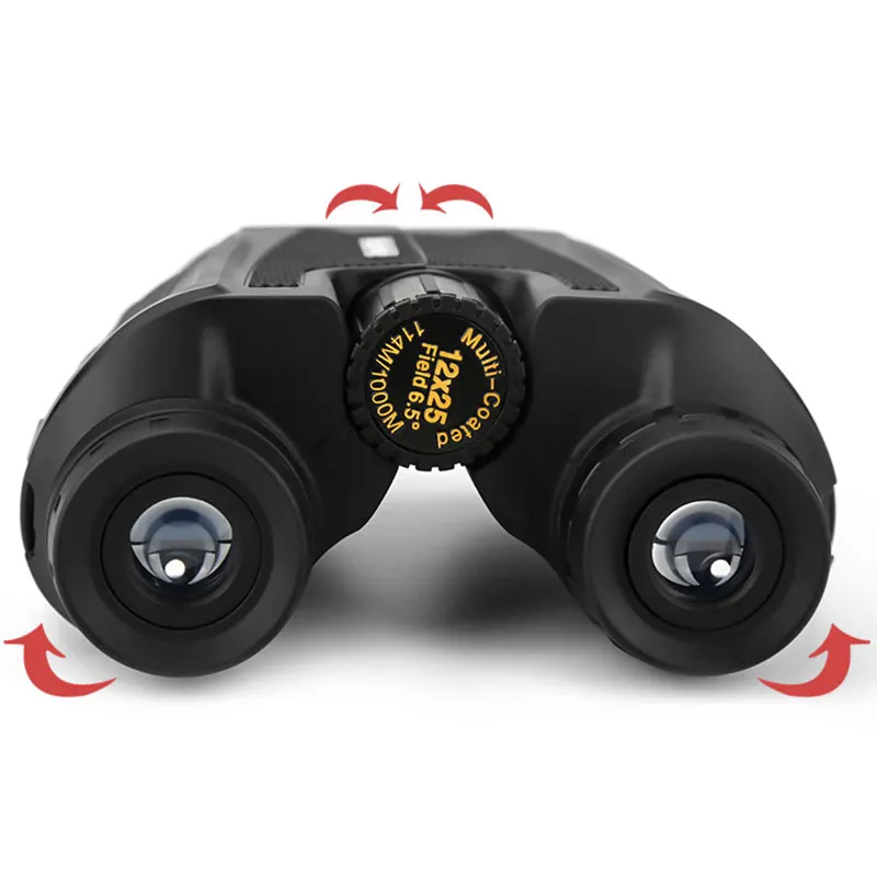 

Brightsky 12x25 Binoculars for Adults Durable Binoculars for Travel Sightseeing Watching Outdoor Sports and Concerts