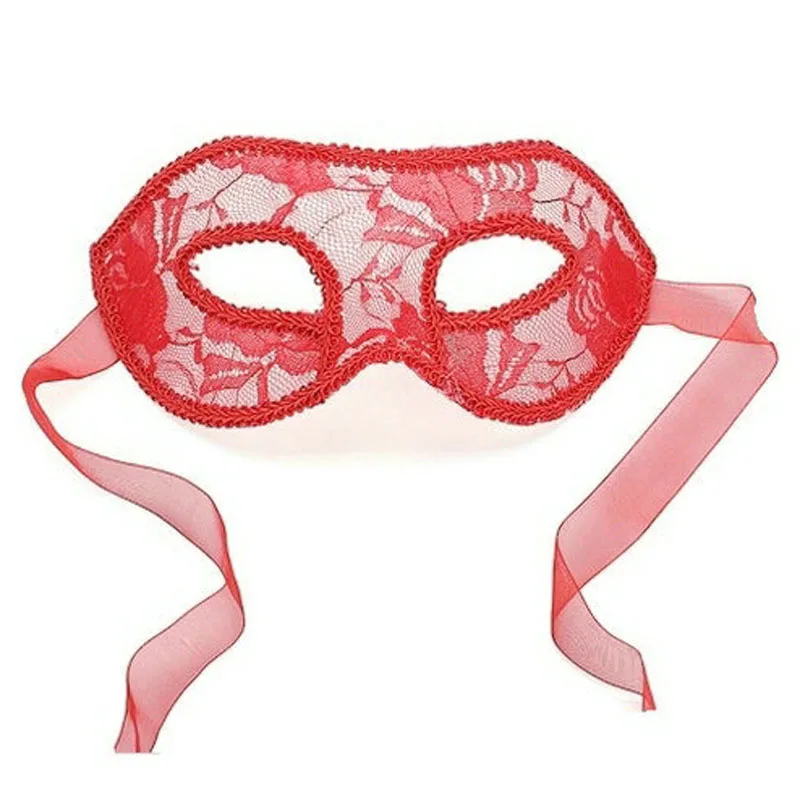 

Cosplay Masquerade Masks Sexy Apparel Women Sexy Lace Eye Mask Black Red White Party Masks For Masquerade Halloween Venetian