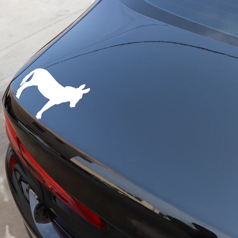 Автомобильная наклейка KKs с красивым рисунком осла Водонепроницаемые