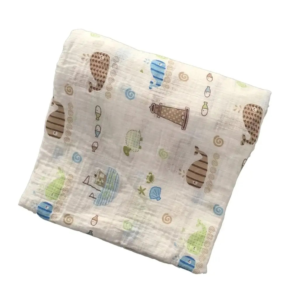 Детское одеяло банное полотенце Бамбуковое Пеленальное Одеяло пеленки Марлевое