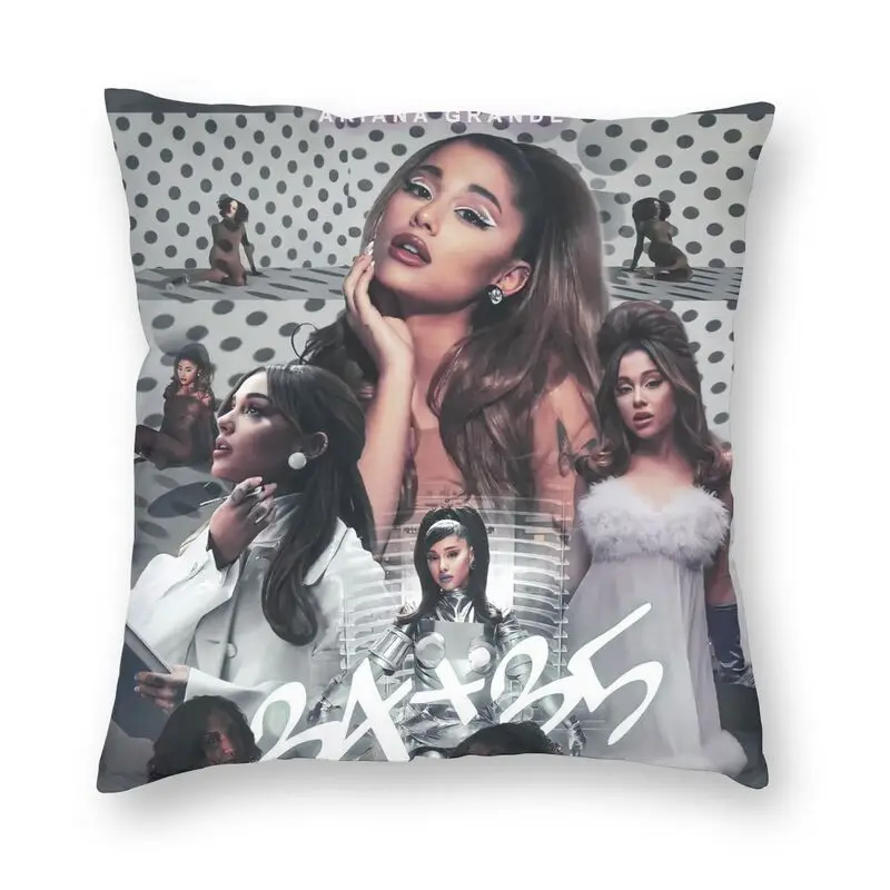 

Fashion Ariana Grande Cushion Covers Sofa Home Decorative Pop Singer Square Throw Pillow Cover 40x40cm