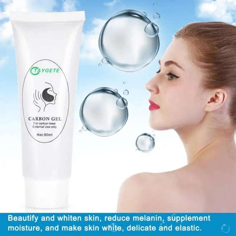 

80 мл углеродный крем-гель для лазерного омоложения кожи отбеливание кожи Nd Yag Лазерный углеродный гель