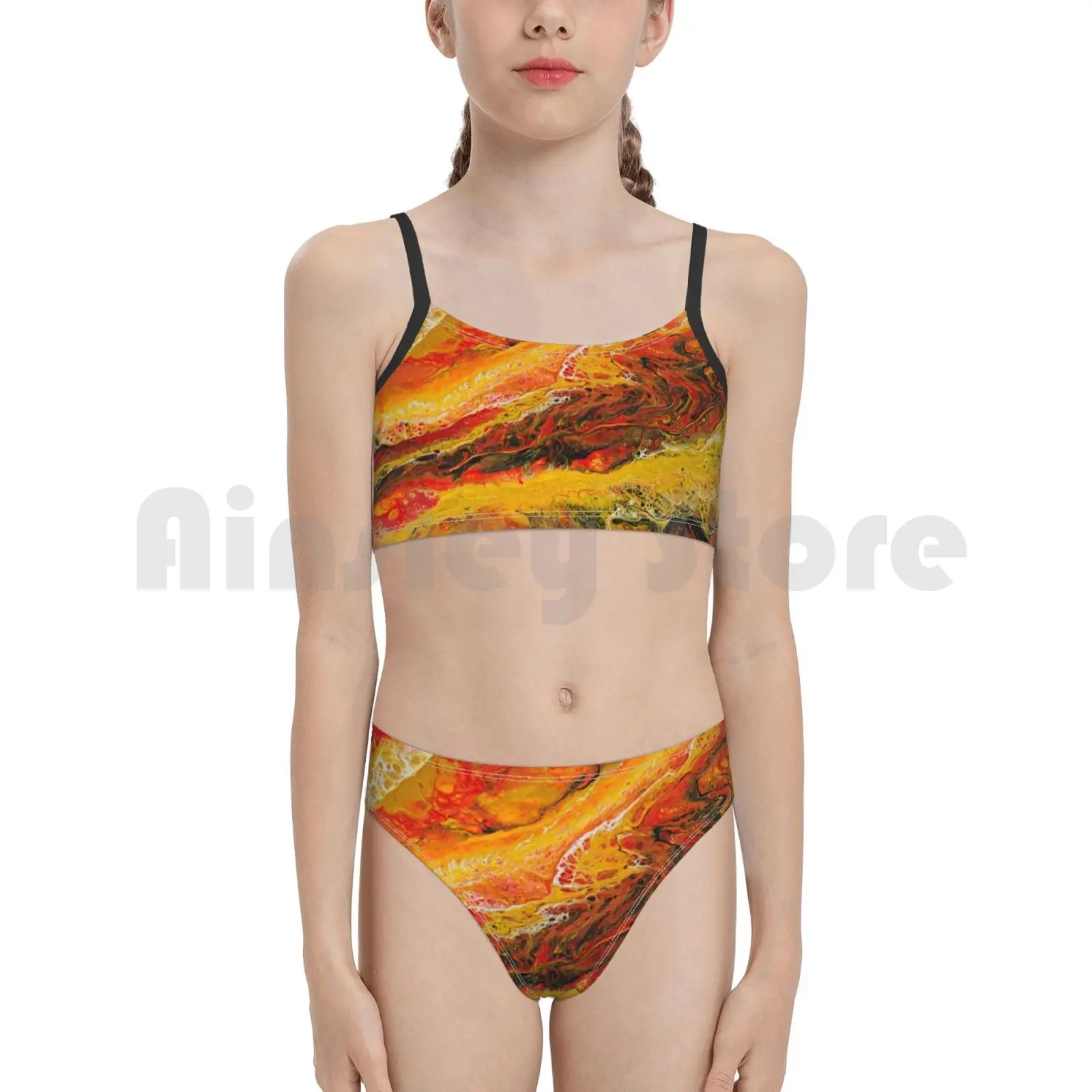 Купальник без названия 2059 купальники абстрактные грациозные мертвецы жидкость