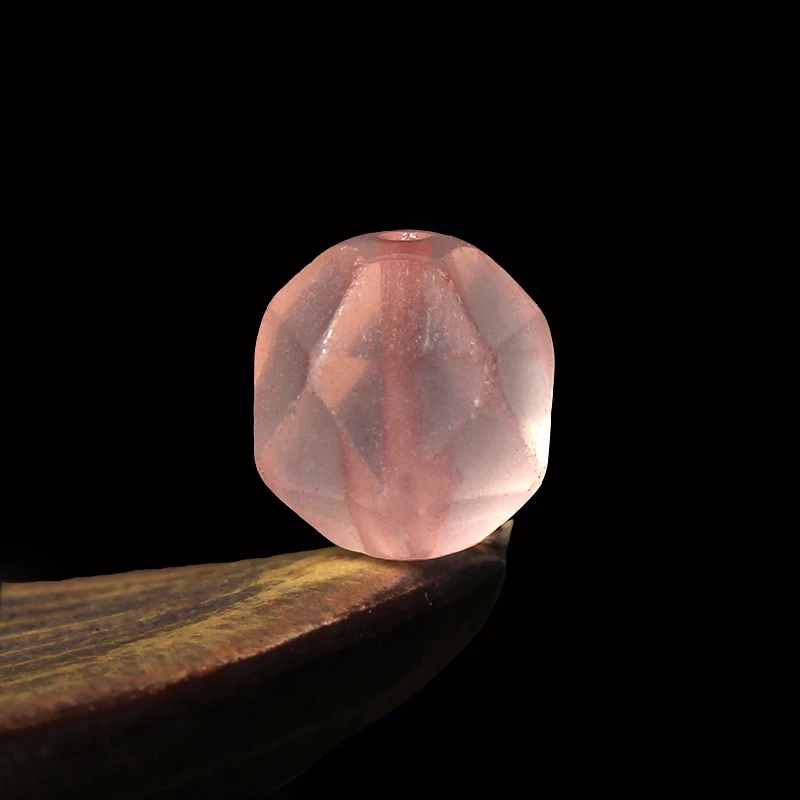 

4A натуральный розовый кварц, кристалл, одиночная бусина, DIY бусины для изготовления ювелирных изделий