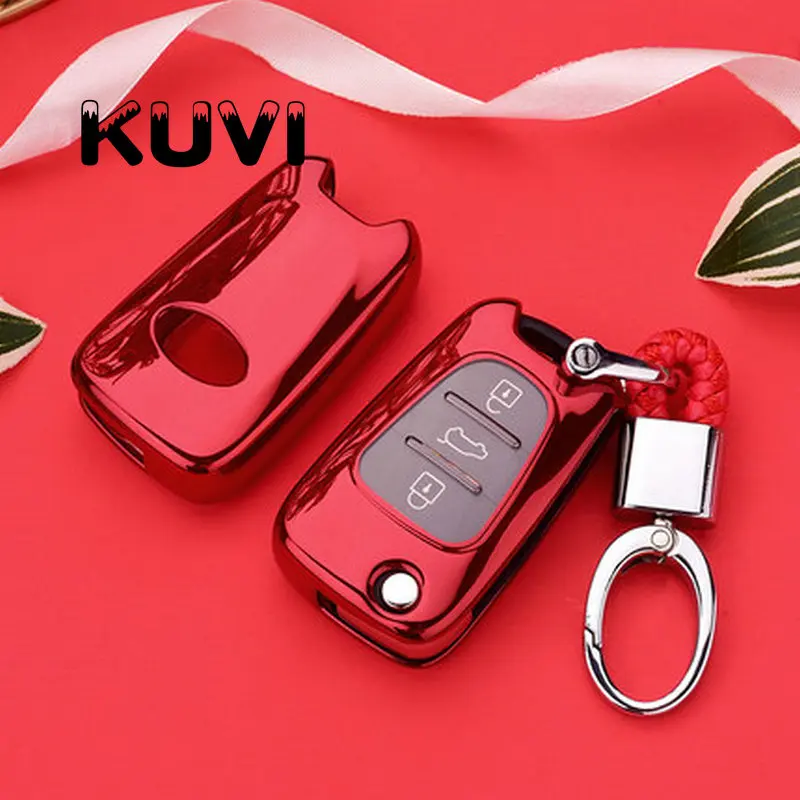 Новый ТПУ чехол для автомобильного ключа Kia Ceed Picanto Sportage Hyundai I30 Ix35 умный держатель