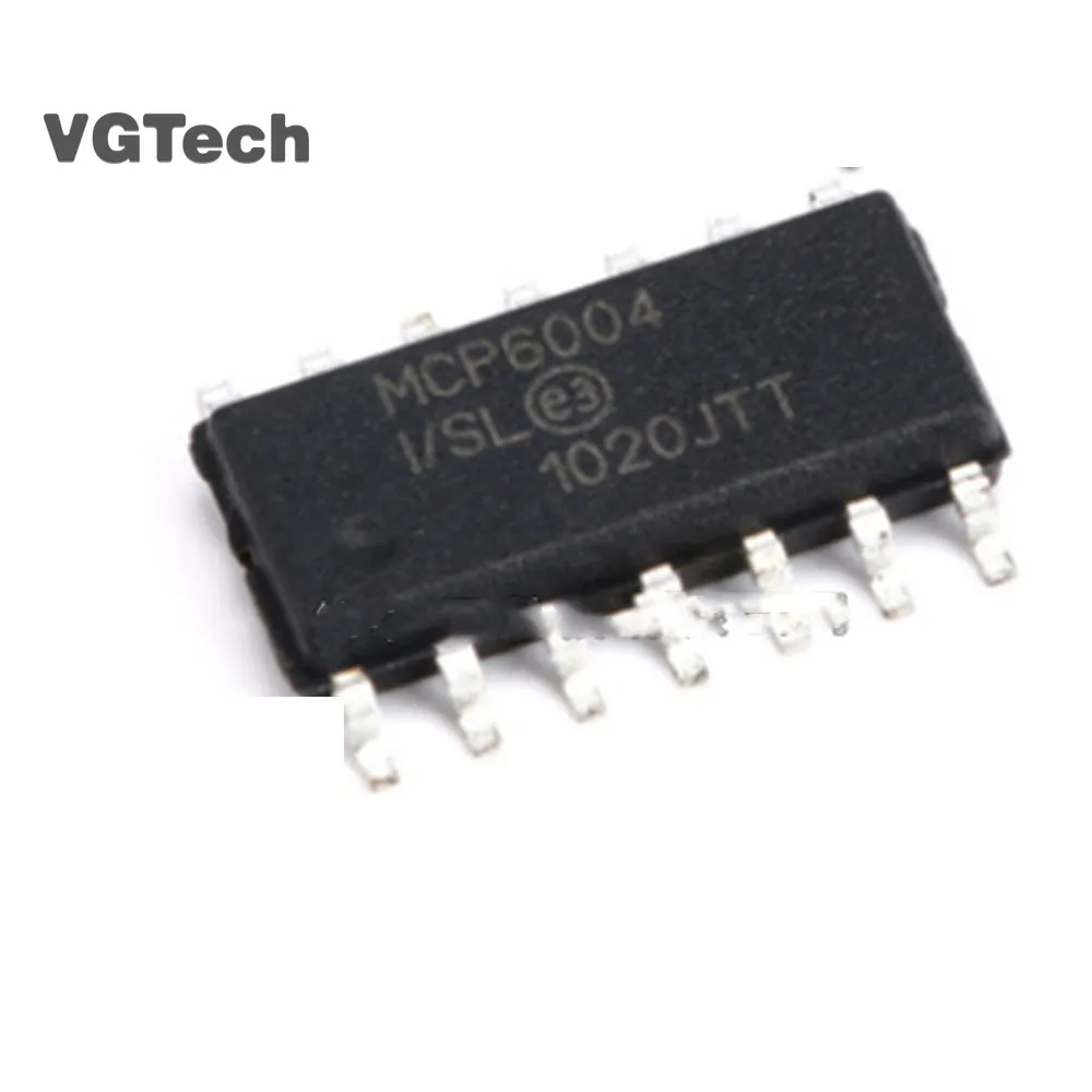 

10 шт MCP6004-I/SL SOP-14 MCP6004-I SOP MCP6004 SMD MCP604-I/SL MCP604