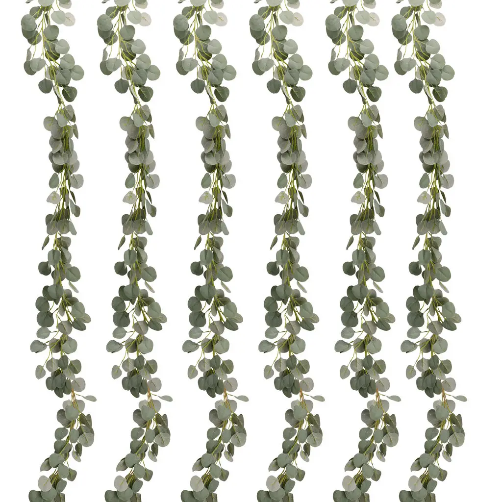 5 шт. Свадебные украшения Искусственный эвкалипт гирлянда искусственные