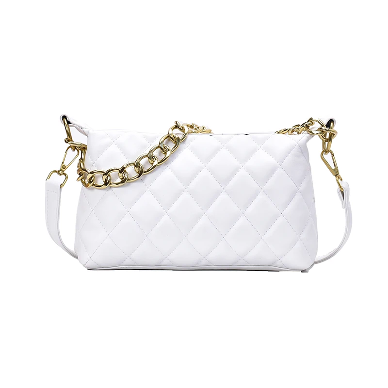 

For Messenger Candy Shoulder Color Bags PU Leather Women 2021 Small Armpit Bag Travel Chain Handbags and Crossbody Bag