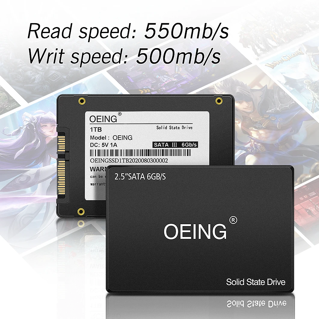 Внутренний твердотельный диск opee SSD для настольного ПК ТБ 2 5 дюйма SATA3 256 ГБ 120 240