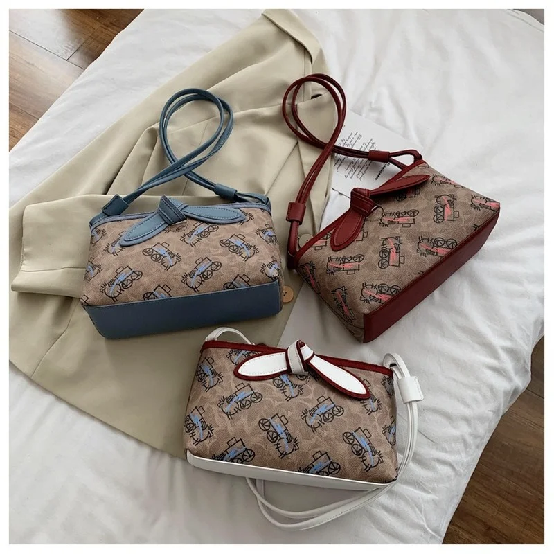 

Casual Women's Bag Small Bag 2021 New Fashion Printed Single Shoulder Bag Messenger Bag Underarm Bag