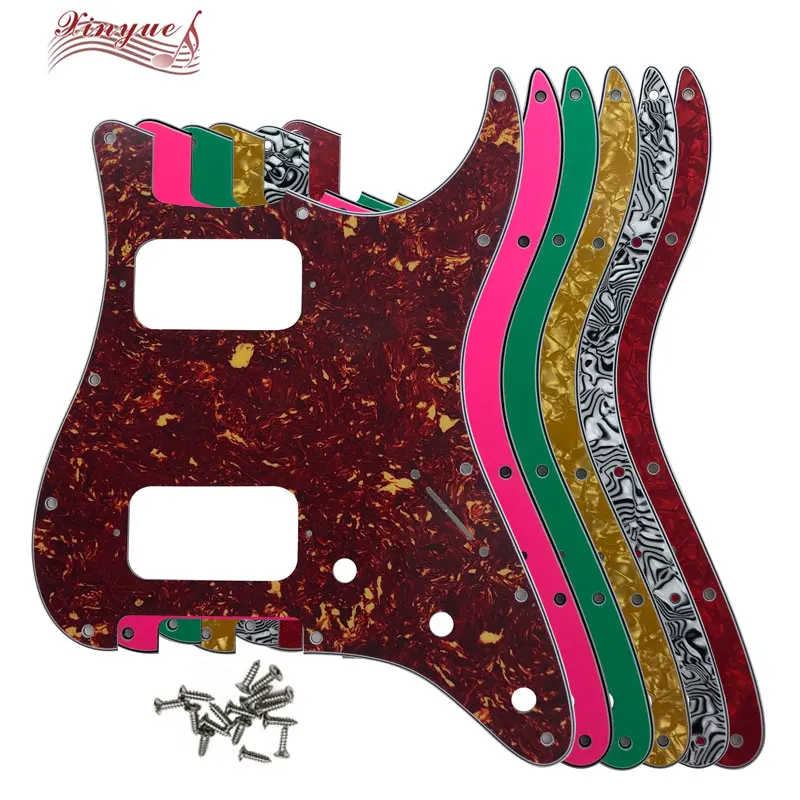 Детали для гитары Pleroo FD US 11 стандартное монтажное отверстие HH Humbucker Pickguard|Детали и