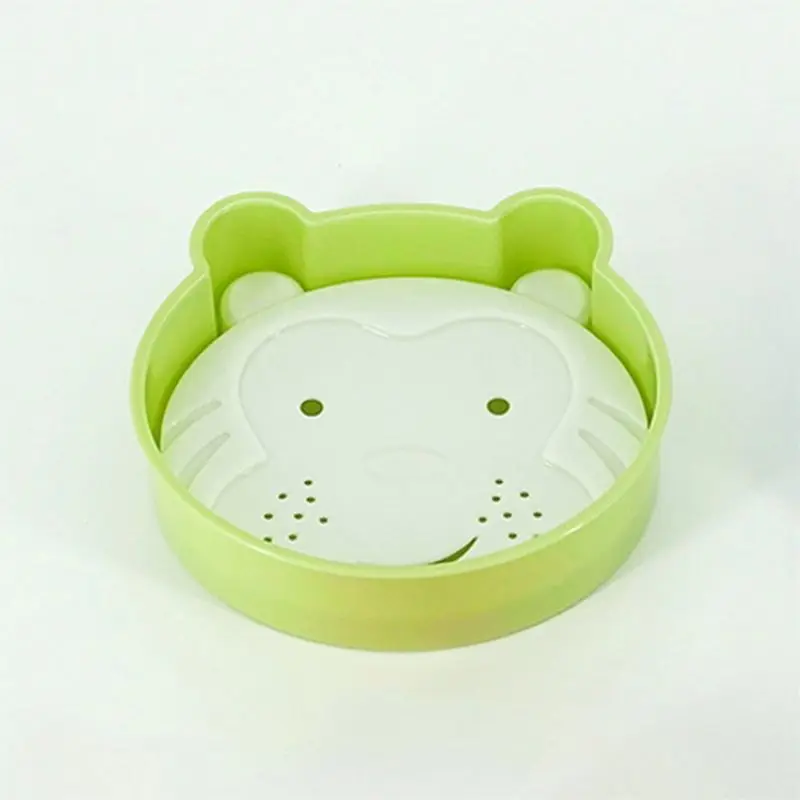 Мультяшная сливная мыльница мыльницы креативная для ванной комнаты хранения