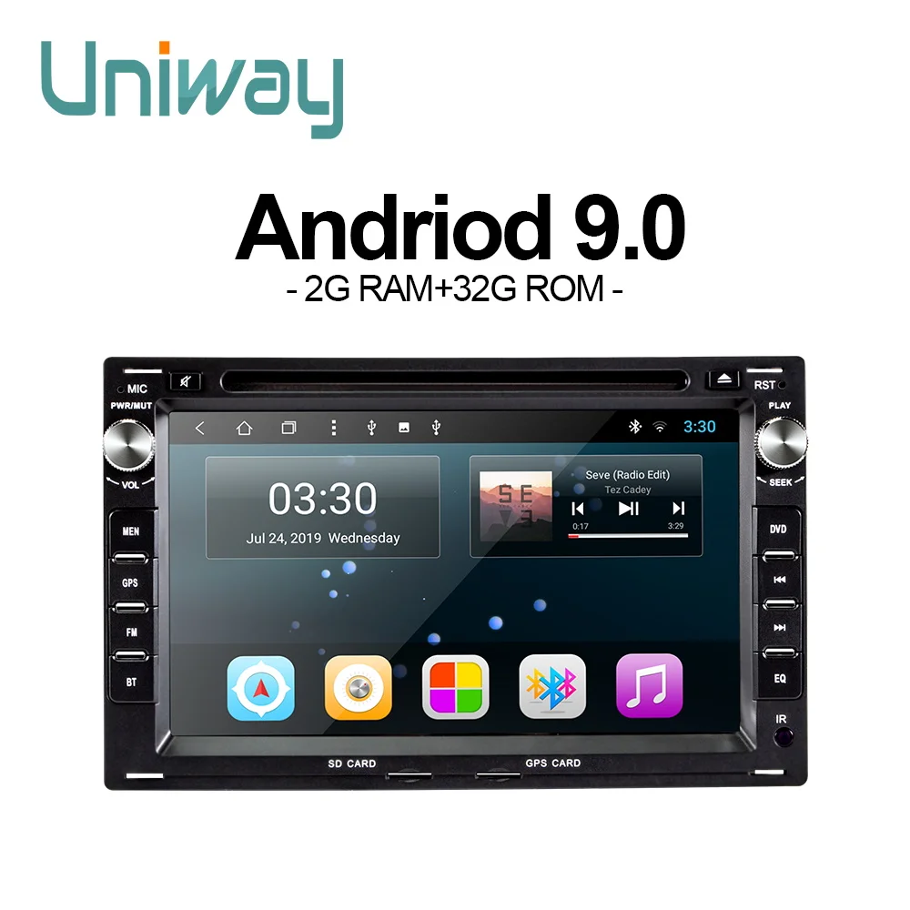 Автомагнитола uniway с android 9 0 dvd для vw Seat Leon навигация|Автомагнитолы| |