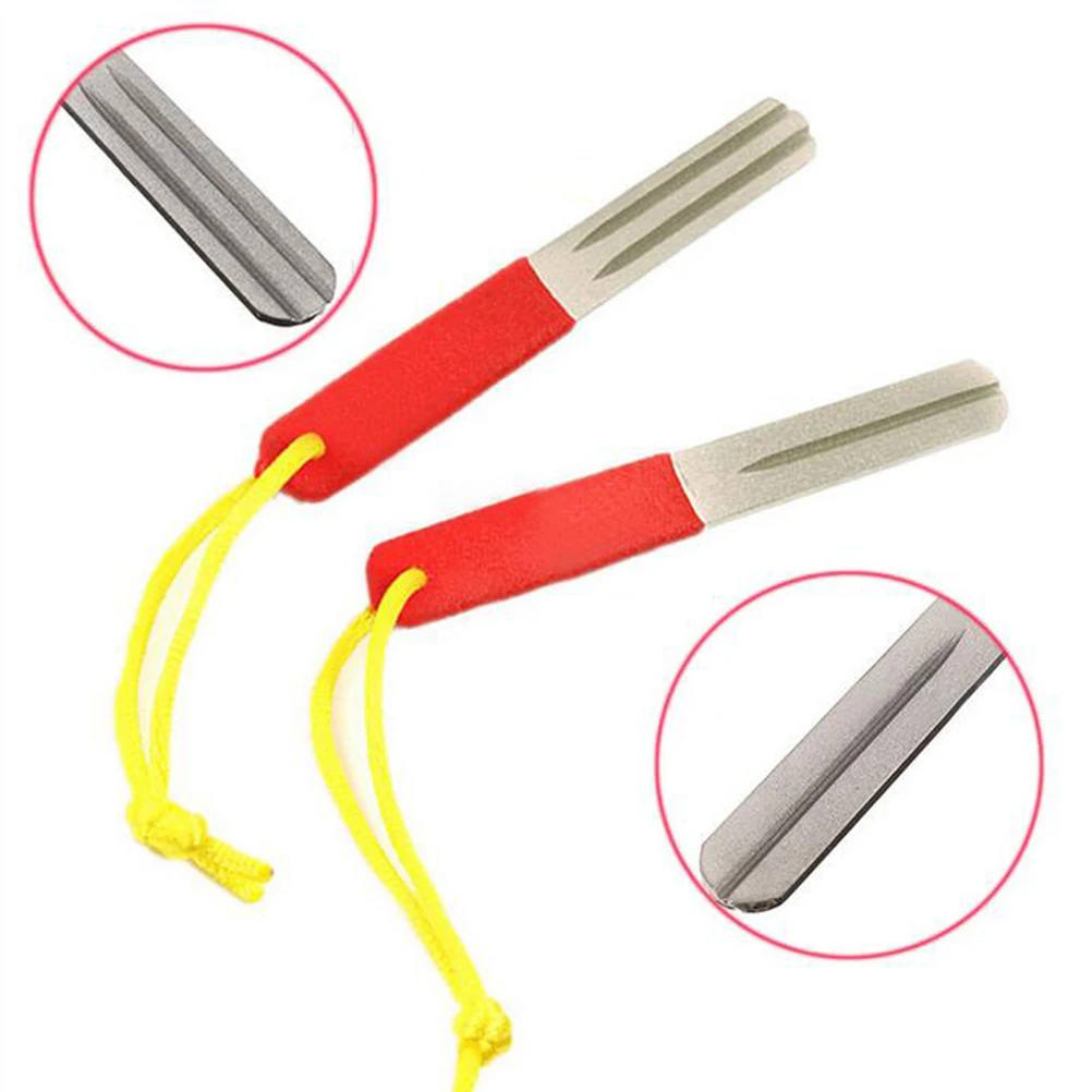 

100mm / 4'' Diamond Fishing Hook Hone for treble hook Fishook Sharpening Fishing Tackle Box Sharpener Accessory Tool