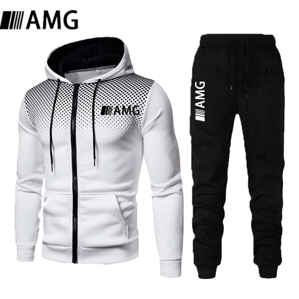 

2021 spring/winter new men's hooded sweater suit brand sports hooded hooded sweater sports jogging sweater