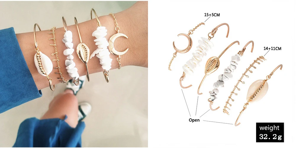 21 стиль Boho модный корпус сердце кристалл лист стрела крылья браслет-цепочка с бусинами набор для женщин Шарм пляжные вечерние ювелирные изделия аксессуары