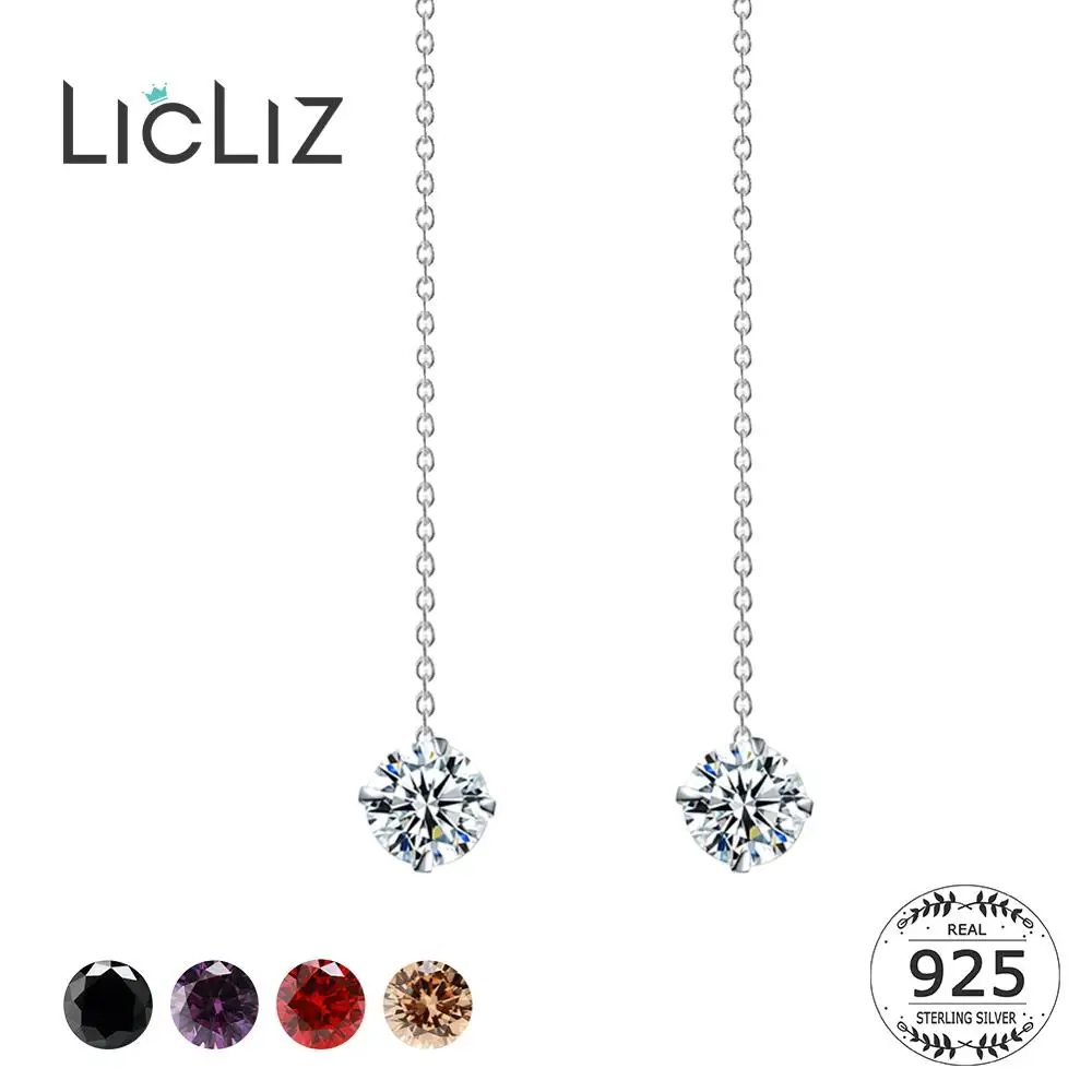 Женские серьги подвески из серебра 925 пробы с фианитами|Серьги-подвески| |