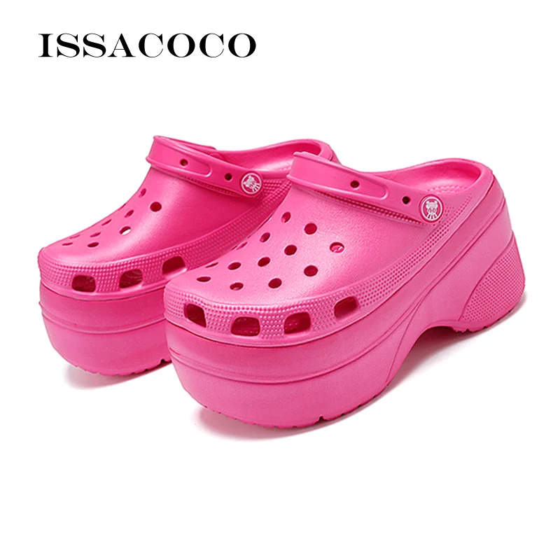 

Summer Women Sandals 2021 Ladies Footwear Platform Luxury Sandals For Girls Sanitary Woman Clogs Wedges Jelly Shoes Flat Sandals