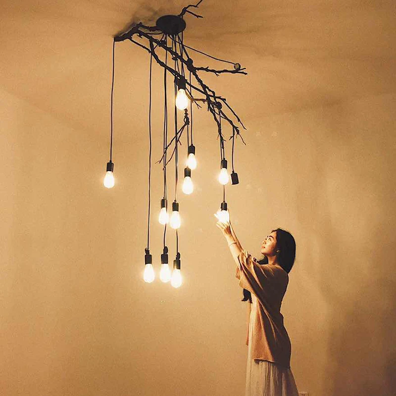DIY подвесной светильник s Современные Ретро подвесные светильники лампа Эдисона
