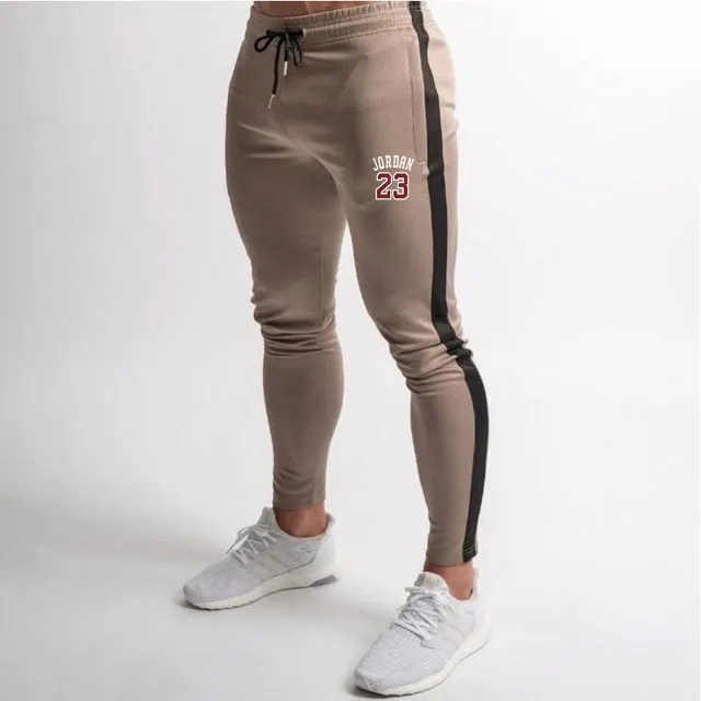 pants 5 Спортивные штаны для бега, мужские тонкие однотонные брюки кэжуал, цветные спортивные штаны для тренировок, хлопковая спортивная одежда, осенние мужские спортивные штаны для фитнеса и кроссфита - Цвет: pants 5