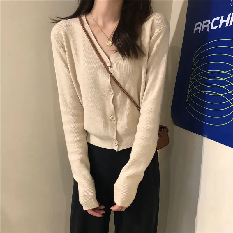 

2021 Women Cardigans Winter Cashmere White Sweater New Year Sweater Chic Tops Woman's Sweater Cardigans Jersey Knit Jumpers