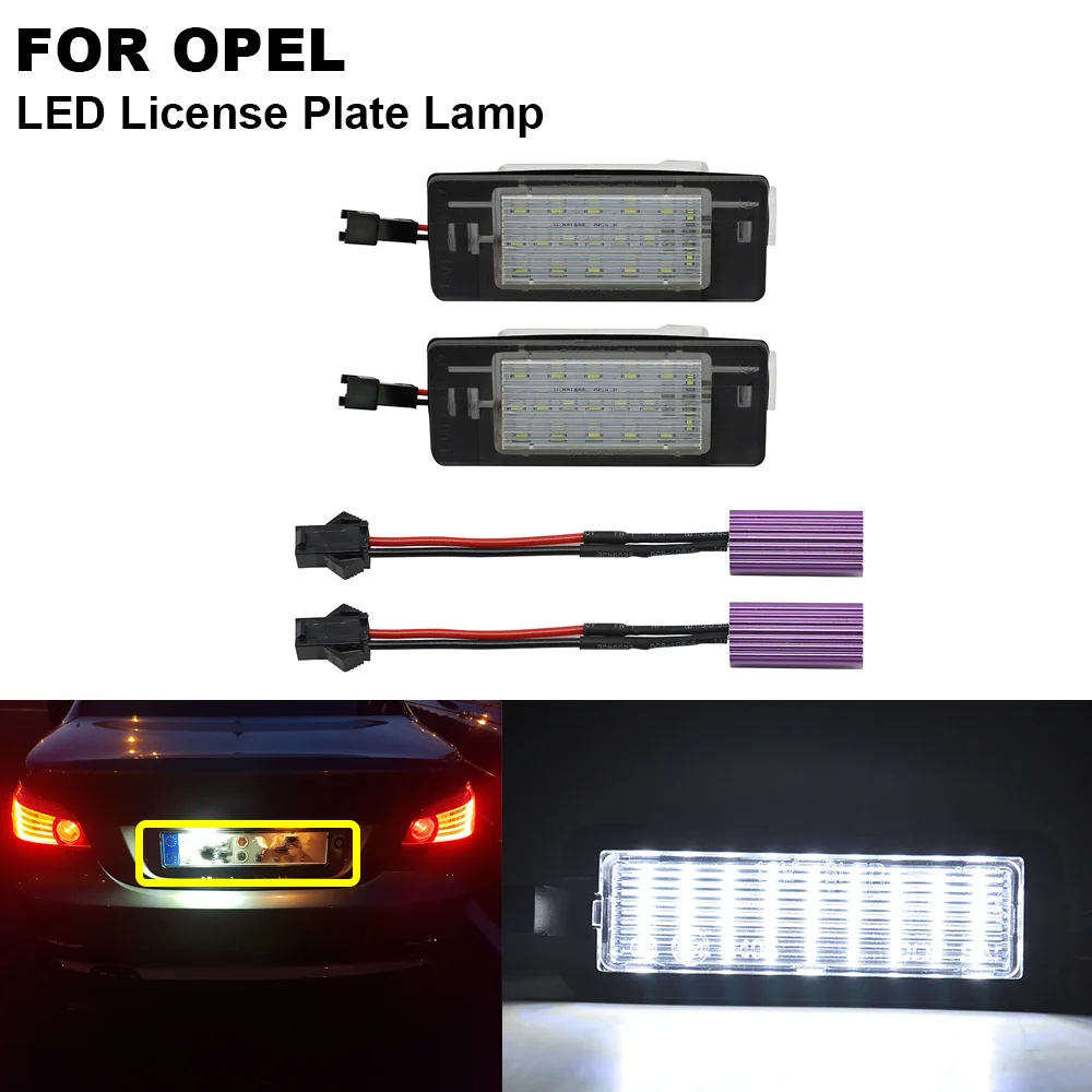 2 шт. Автомобильные светодиодные лампы Canbus для номерного знака|Сигнальная лампа| |