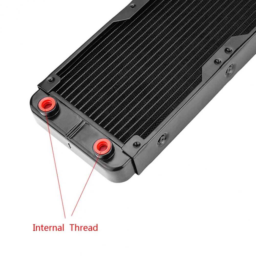 

Water Cooling Radiator 18 Pipe Aluminum Computer Heat Exchanger Radiator Water Cooling Cooler for PC CPU Computer