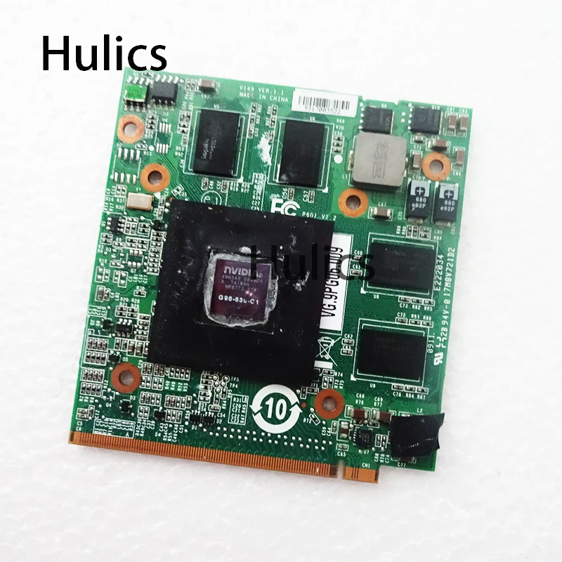 Hulics оригинал для Acer 9600MGT 9600 м GT MXM II DDR2 1024 МБ VGA карты G96 630 C1 600 VG.9PG06.009|Компьютерные