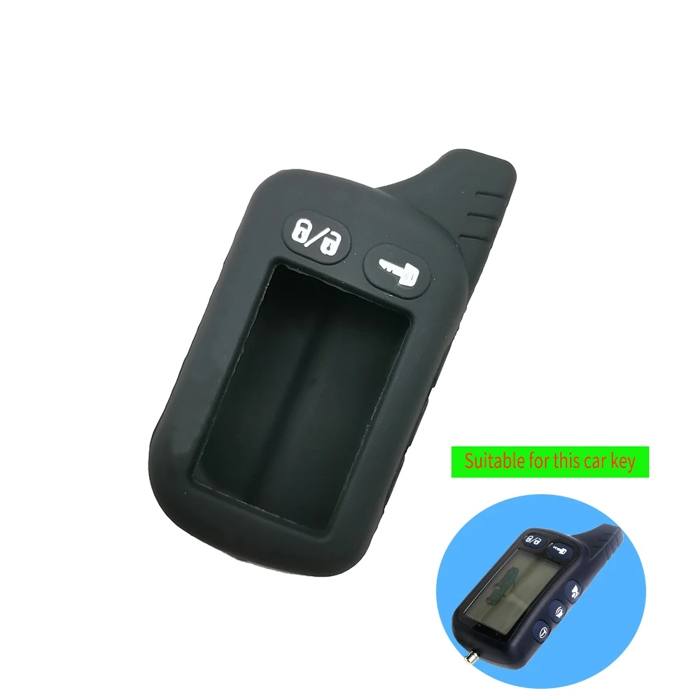 

Силиконовый чехол для ключа Tz9010, для Tomahawk, Tz9010, SL-950, TZ-9030, Tz9031, автомобильной сигнализации, защитный чехол для пульта дистанционного управлен...