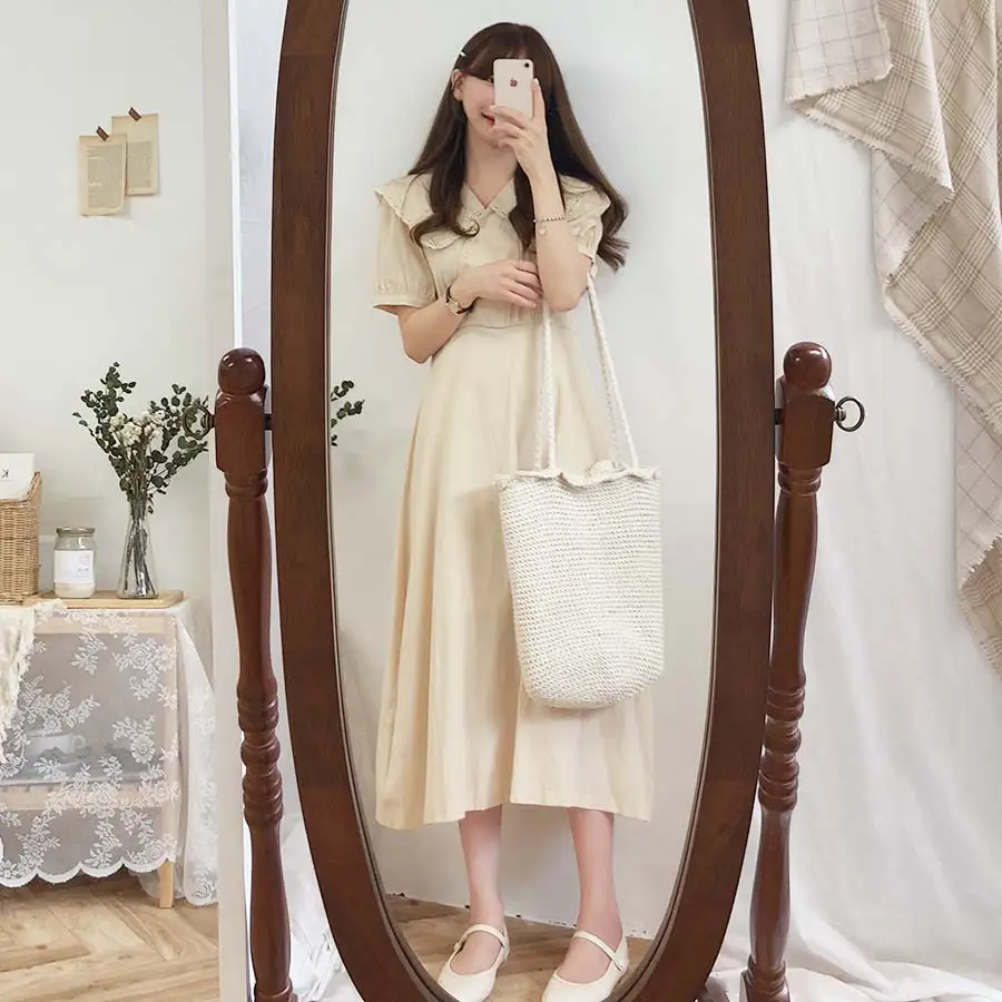 Размера плюс новое летнее платье для девочек Boho Party сплошное Розовое женское