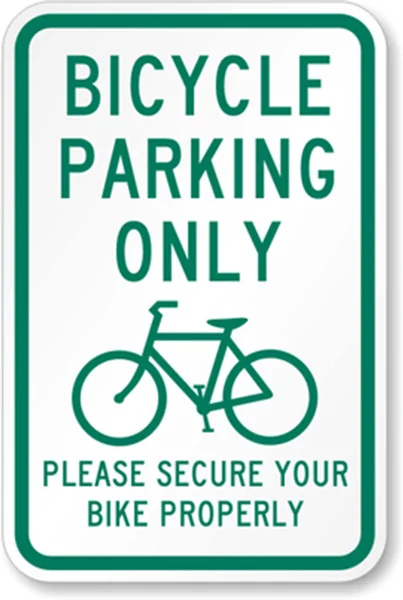 

Bike Bicycle Parking Only Please Secure Your Bike Properly Metal Sign Made