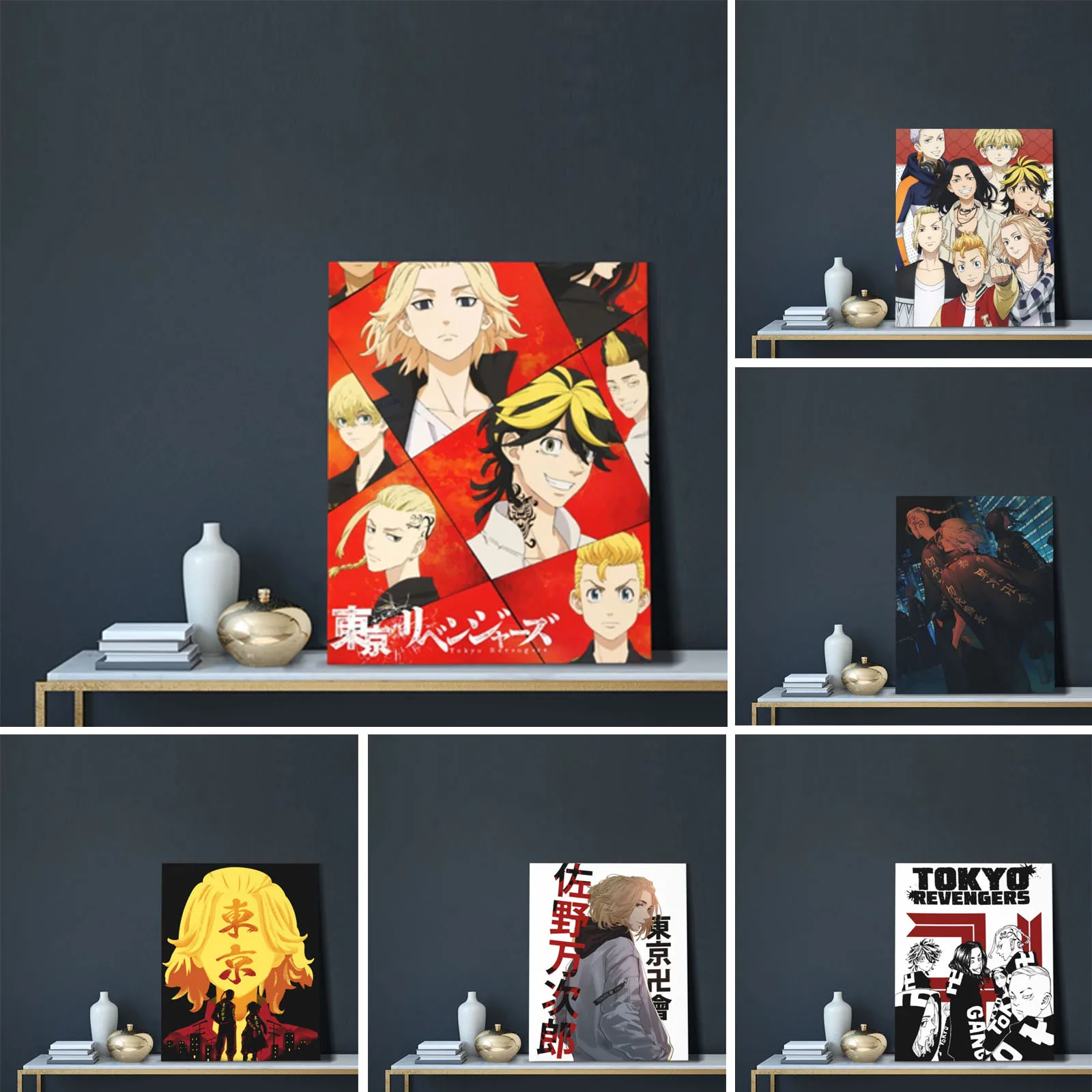 

Декоративная картина из аниме «Токийский призрак», картина маслом на холсте для спальни, украшение для гостиной