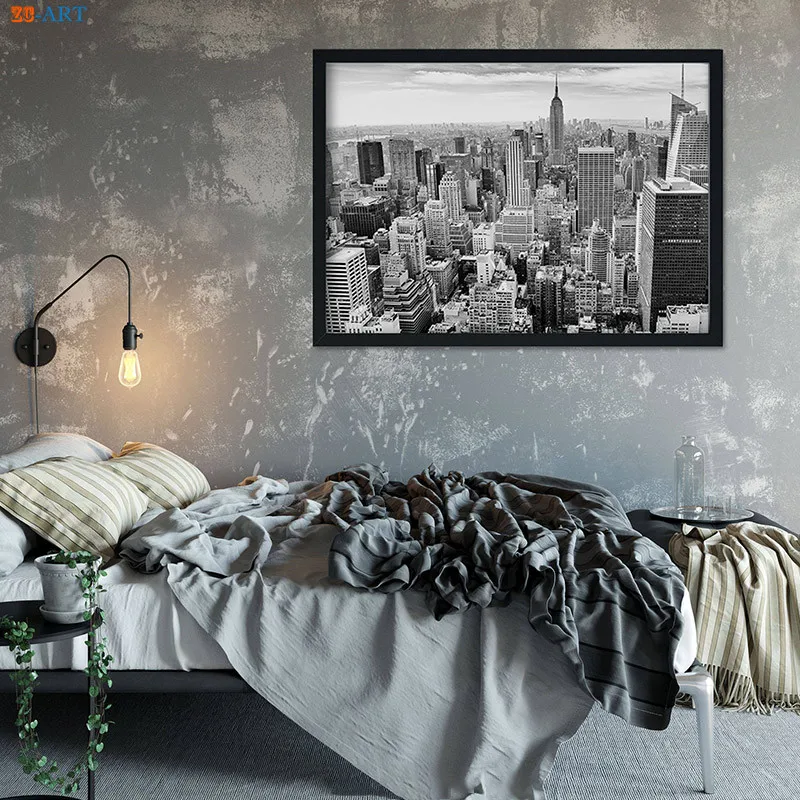 Современные плакаты и принты Нью Йорка Бруклинский мост городская Настенная