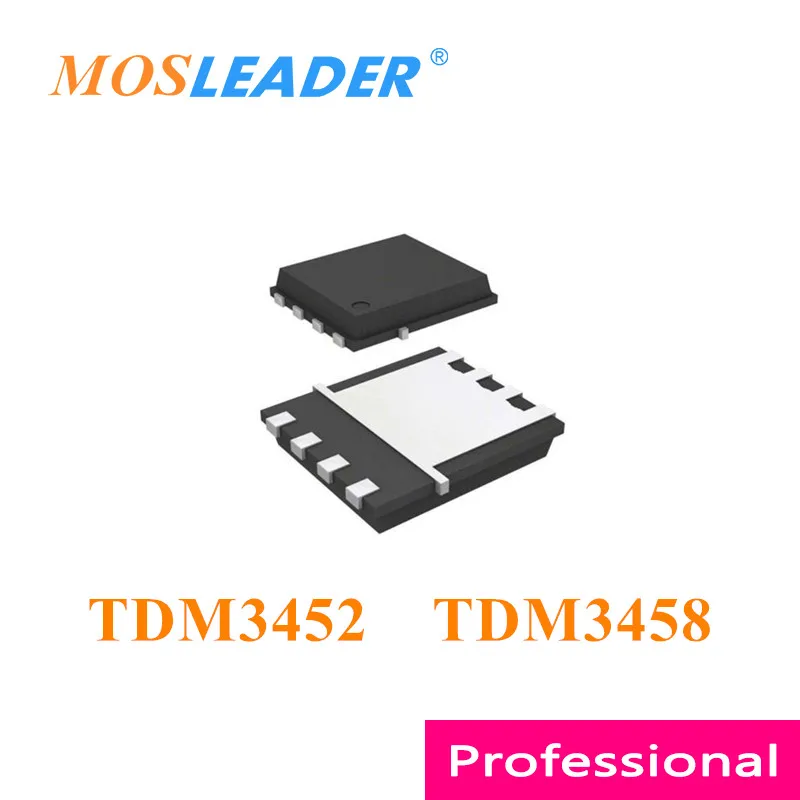 Mosleader TDM3452 TDM3458 DFN5X6 100 шт. 500 1000 n канальный 30В китайский МОП транзистор высокого