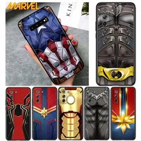avengers hero marvel for samsung galaxy s21 ultra plus note 20 10 9 8 s10 s9 s8 s7 s6 edge plus soft black phone case