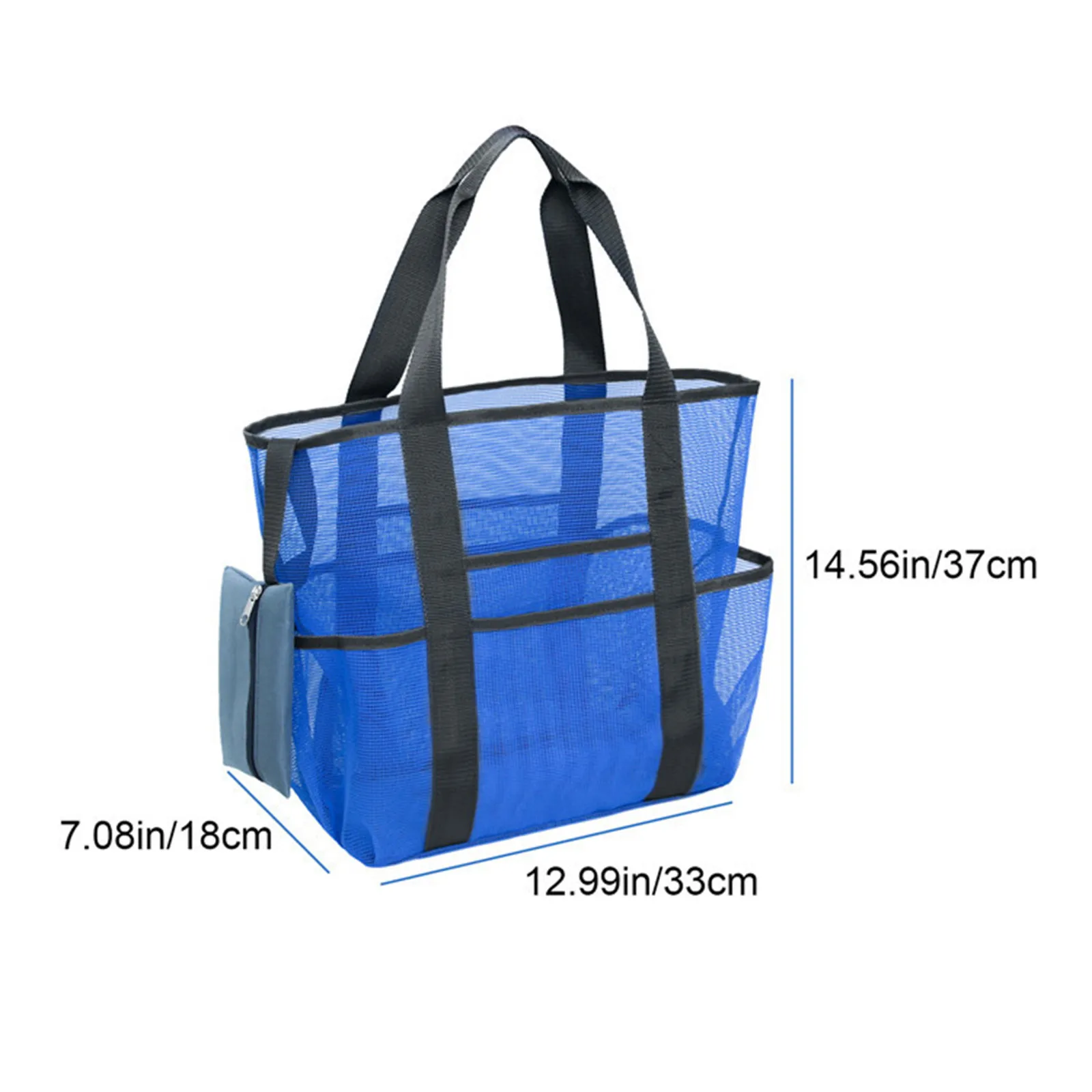 

New Thermal Insulation Bag Handheld Lunch Bag Useful Shoulder Bag Cooler Picnic Bag Mesh Beach Tote Bag Food Drink Storage