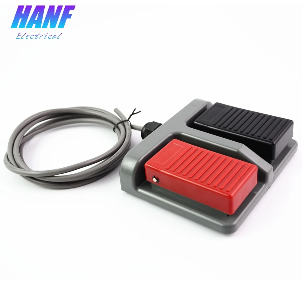 1 шт. мгновенный пластиковый ножной переключатель Бесконечность двойная педаль