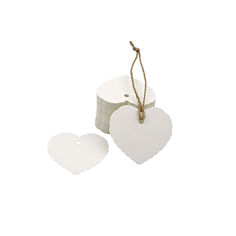 DIY пустая маленькая Закладка любовь этикетка подарочная карта натуральный джут