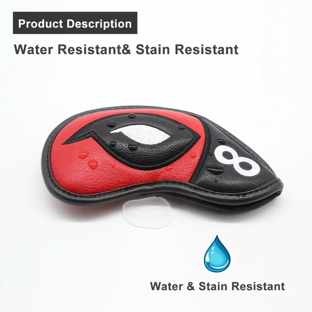 Железная головка клюшки для гольфа Чехлы Набор 10 шт./компл. клуб Железный