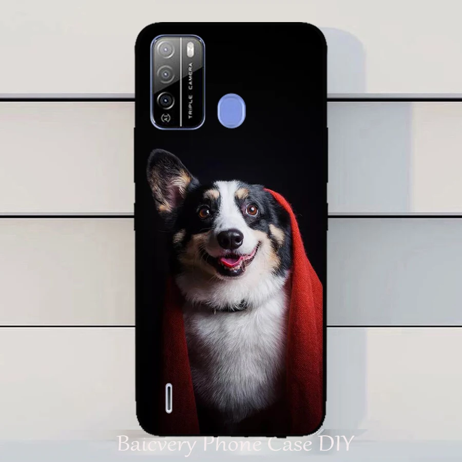 Для ITEL видение 1 PRO Чехол модный силиконовый мягкий симпатичный из ТПУ задний