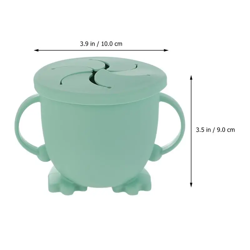 

Portable Snack Cup Silicone Snack Container with Lid for Toddler and Baby