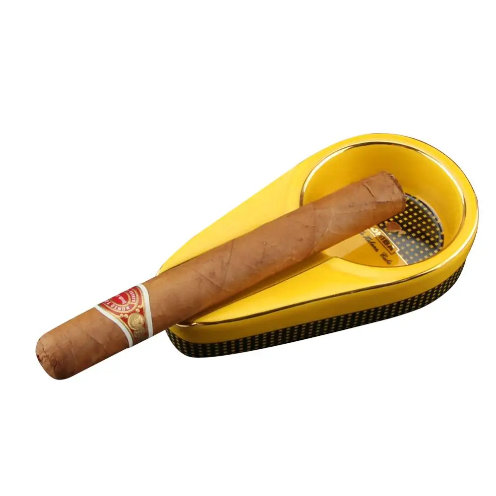 COHIBA карманная пепельница для сигар прикольные гаджеты 1 держатель аксессуары с